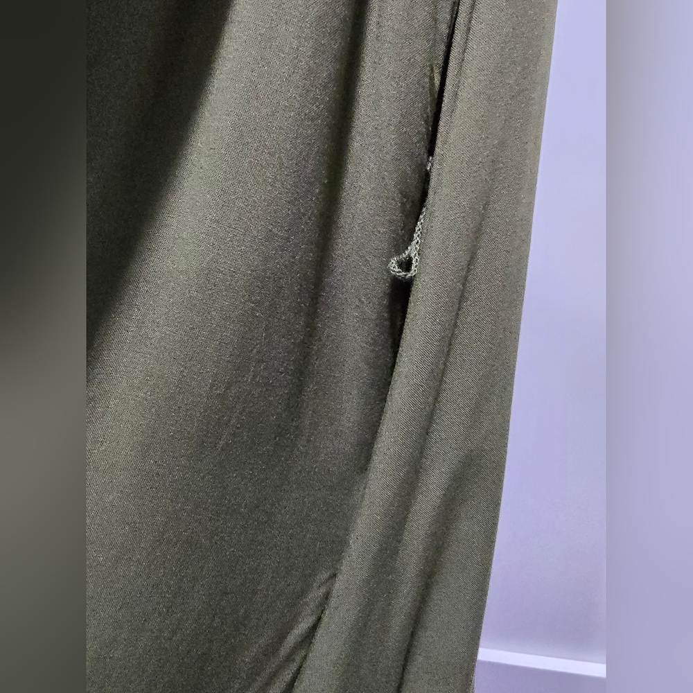 👗GAP Olive Green Tank Dress – Size Large - Picture 6 of 13